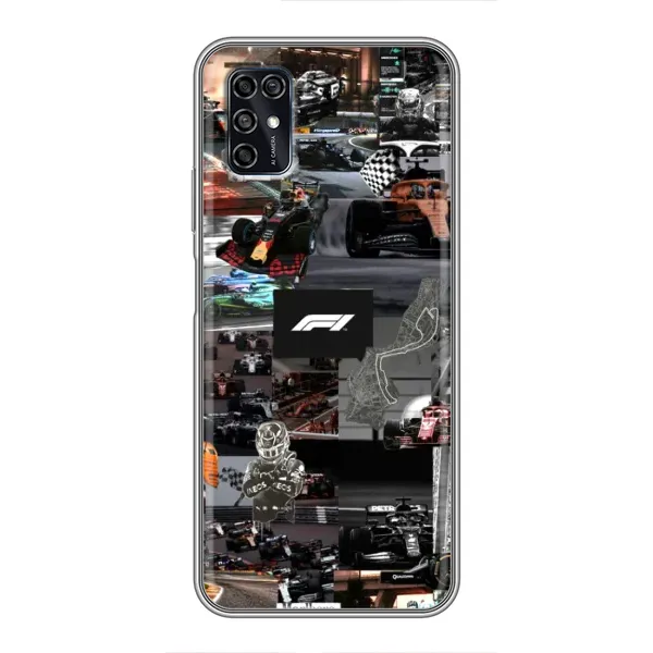 Чехол с принтом «Гоночный коллаж Ф1» для ZTE Blade V2020 Smart Чехол с принтом «Гоночный коллаж Ф1» для ZTE Blade V2020 Smart