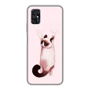 Чохол на ZTE Blade V2020 Smart з Котиками (VPrint) (Котик падає)