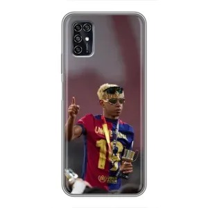 Чехол с футболистом Ламин Ямаль ZTE Blade V2020 Smart (Lamine Yamal)