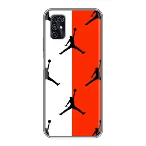 Чохли для ZTE Blade V2020 Smart - з картинкою JORDAN (AlphaPrint) (Лого Джордан)