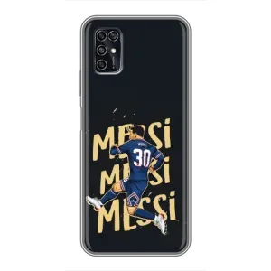 Чехлы для ZTE Blade V2020 Smart (Leo чемпион) (AlphaPrint) (Messi ПСЖ)