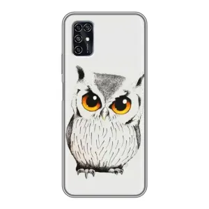 Чохол з пташками на ZTE Blade V2020 Smart (VPrint) (Мила Сова)