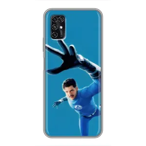 Чехол с принтом Фантастическая четверка для ZTE Blade V2020 Smart (Мистер Фантастик супергерой)