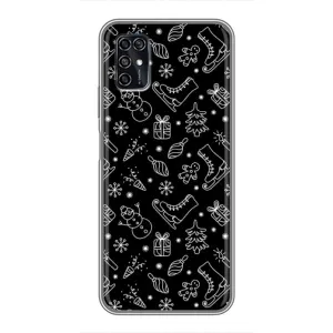 Новорічні, Святкові Чохли для ZTE Blade V2020 Smart - 2024 год (Новорічний фон)