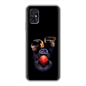 Чохол з Мавпами ZTE Blade V2020 Smart - (AlphaPrint) (Три мавпи)