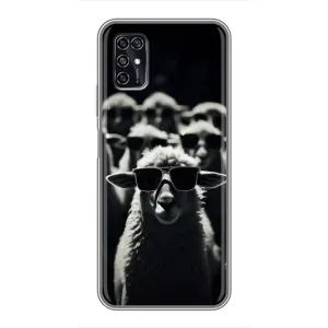 Чохол з принтом стильні тварини для ZTE Blade V2020 Smart (Овечка в окулярах)