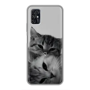Чохол з малюнком кіт на ZTE Blade V2020 Smart (Пара котів)