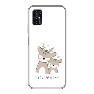Чохли для мами на ZTE Blade V2020 Smart (Оленята мама і малюк)