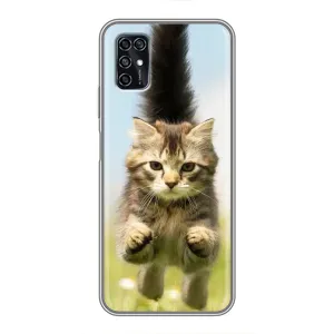 Чохли з Котиками для ZTE Blade V2020 Smart (VPrint) (Прижок кота)