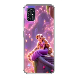 Чехол Рапунцель для ZTE Blade V2020 Smart (Рапунцель в замке)