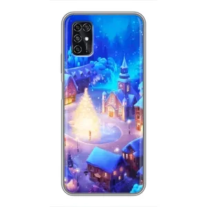 Різдвяні Чохли для ZTE Blade V2020 Smart (VPrint) (Різдвяне місто)