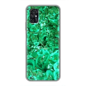 Мраморний чехол на ZTE Blade V2020 Smart (VPrint) (Салатовий Мрамор)