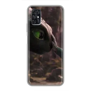 Чехол как приручить дракона на ZTE Blade V2020 Smart (Сцена с драконом)