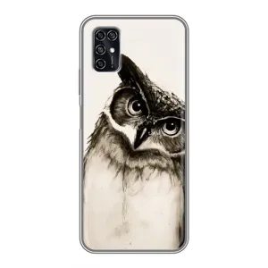 Чохол з пташками на ZTE Blade V2020 Smart (VPrint) (Сова)