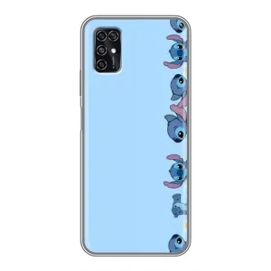 Чехол с принтом Стич на ZTE Blade V2020 Smart (Стич фон)