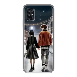 Чехол с дизайном Венздей 2 на ZTE Blade V2020 Smart (Уэнздей и Тайлер)