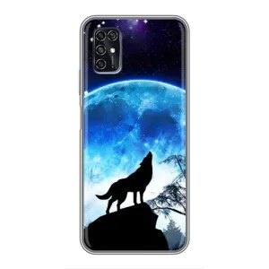 Захисні чохли для ZTE Blade V2020 Smart (AlphaPrint) (ХІТ продаж) ВОВК (Вовк на місяць)