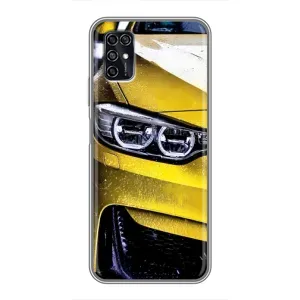Чохли з Машинами на ZTE Blade V2020 Smart (VPrint) (Жовта машина)