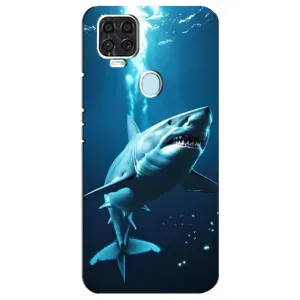 Чохол з картинкою 'Хижаки' для ZTE Blade V2020 (Акула під водою)