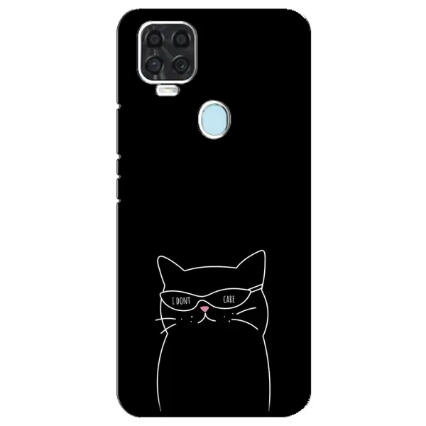 Чохол з принтом «Байдужий кіт» для ZTE Blade V2020