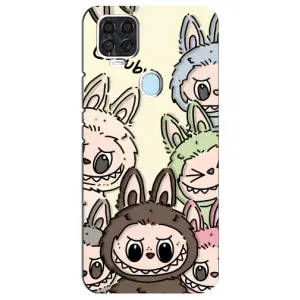 Чохол з Лабубу на ZTE Blade V2020 (Золота мавпа Bored Ape)