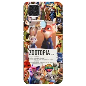 Чехол Зоотрополіс на ZTE Blade V2020 (Постер Зверополис)