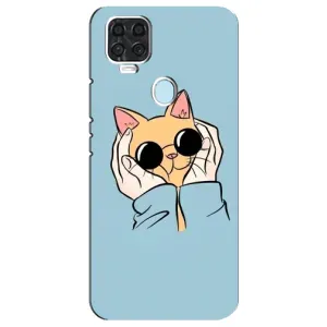 Чохол на Блейд В2020 з Котиками (VPrint) (Котик в окулярах)