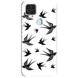 Чохол з пташками на ZTE Blade V2020 (VPrint)