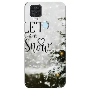 Новорічні, Святкові Чохли для ZTE Blade V2020 - 2024 год (Let it snow)