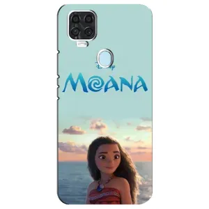 Чехол с мультфильмом Моана ZTE Blade V2020 (Портрет Моана)