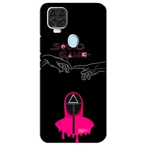 Чехол Гра в кальмара для ZTE Blade V2020 (Минимализм Игра кальмара)