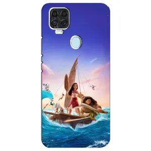 Чехол с мультфильмом Моана ZTE Blade V2020 (Команда Ваяна Мауи)