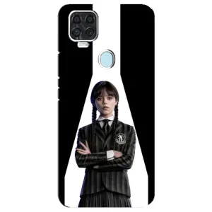 Чехлы Венсдей на ZTE Blade V2020 Уэнсдей (AlphaPrint) (W-Wednesday)