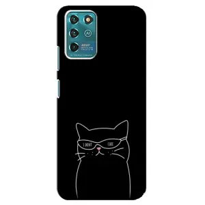 Чохол з малюнком кіт на ZTE Blade V30 Vita (Байдужий кіт)