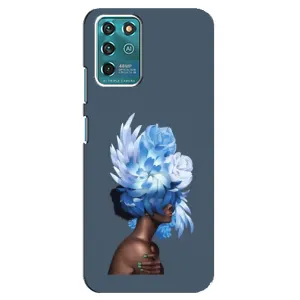 Чехлы (ART) Цветы на ZTE Blade V30 Vita (VPrint) (Квіти на голові)