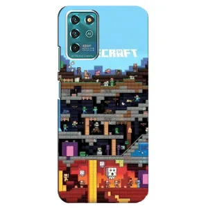 Чохол Майнкрафт на ZTE Blade V30 Vita (AlphaPrint) Minecraft (фон Minecraft)