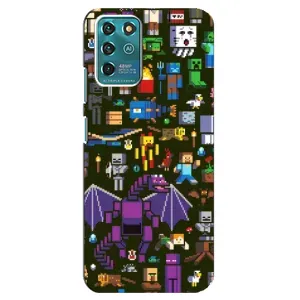 Чохол Майнкрафт на ZTE Blade V30 Vita (AlphaPrint) Minecraft (Колаж Майнкрафт)