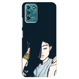 Чехол с печатью для ZTE Blade V30 Vita - (Мода) (AlphaPrint) (Красивая девочка)