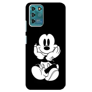 Эксклюзивный чехол для ZTE Blade V30 Vita (AlphaPrint - Мультяшные) (Микки на черном)
