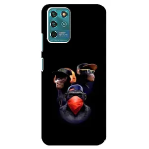 Чехол с Обезьянами ZTE Blade V30 Vita - (AlphaPrint) (Три обезьяны)