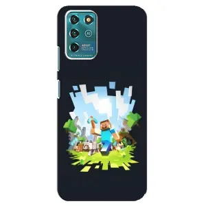 Чохол Майнкрафт на ZTE Blade V30 Vita (AlphaPrint) Minecraft (персонажі Minecraft)