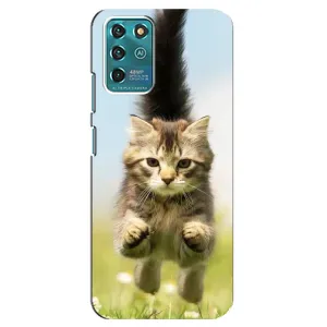 Чехлы с Котиками для ZTE Blade V30 Vita (VPrint) (Прыжок кота)