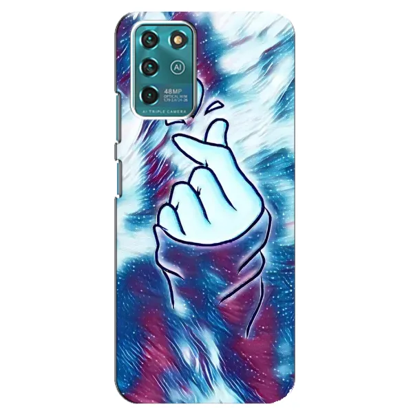 Чохол з принтом «Радужне серце» для ZTE Blade V30 Vita
