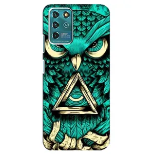 Чохол з пташками на ZTE Blade V30 Vita (VPrint) (Сова з оком)