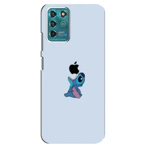 Чехол с принтом Стич на ZTE Blade V30 Vita (Stitch apple)