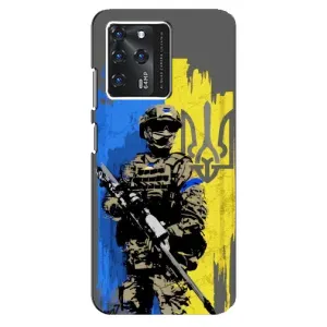 Чехлы с картинкой ЗСУ для ZTE Blade V30 (AlphaPrint) (АРТ солдат)