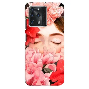 Чехлы (ART) Цветы на ZTE Blade V30 (VPrint) (Очі в квітах)