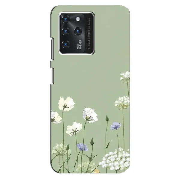 Чохол з принтом «Квіти на зеленому» для ZTE Blade V30 Чохол з принтом «Квіти на зеленому» для ZTE Blade V30
