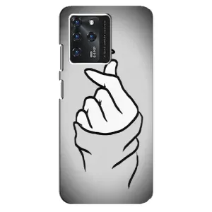Чехол с принтом «Значок Love» для ZTE Blade V30