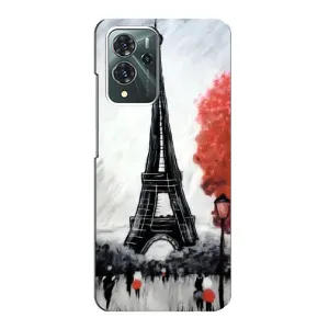 Чохол Ейфелева Вежа ZTE Blade V40 Pro - (AlphaPrint) (Вежа в Парижі)